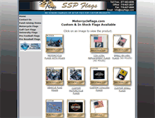 Tablet Screenshot of motorcycleflags.com